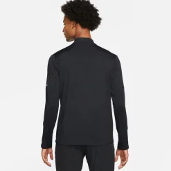 Nike Mens Element 3.0 1 2 Zip Running Top in Black