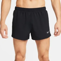 Nike Mens Fast Dri Fit 3 Brief Lined Running Shorts in Black