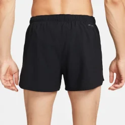Nike Mens Fast Dri Fit 3 Brief Lined Running Shorts in Black