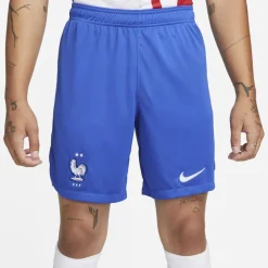 Nike Mens Fff 2022 23 Stadium Away Dri Fit Football Shorts Football Shorts in Blue