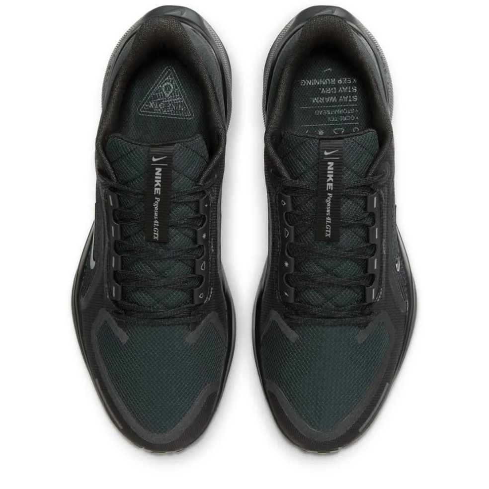 Nike Mens Pegasus 41 Gore Tex Waterproof Road Running Shoes in Black