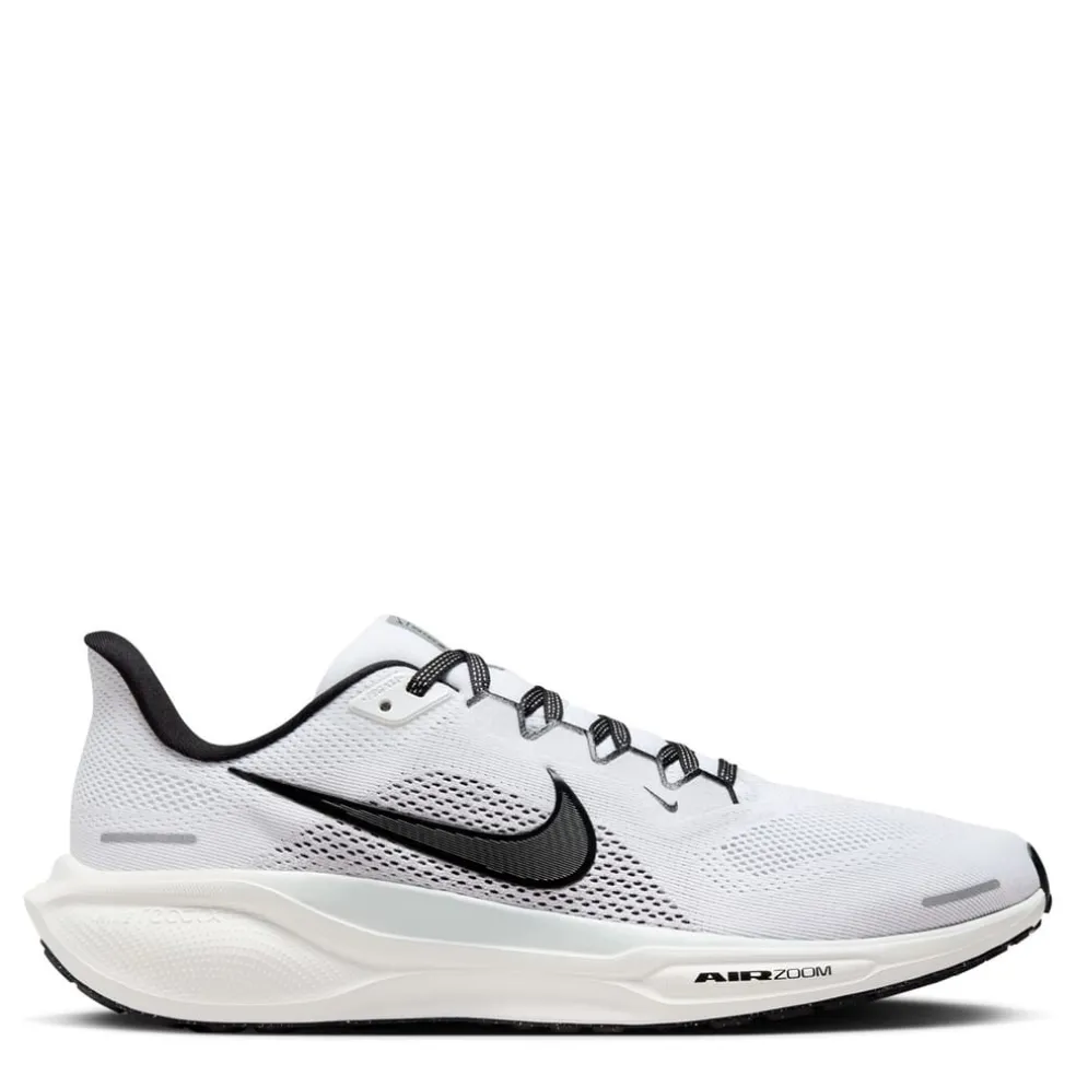 Nike Mens Pegasus 41 Road Running Shoes in White