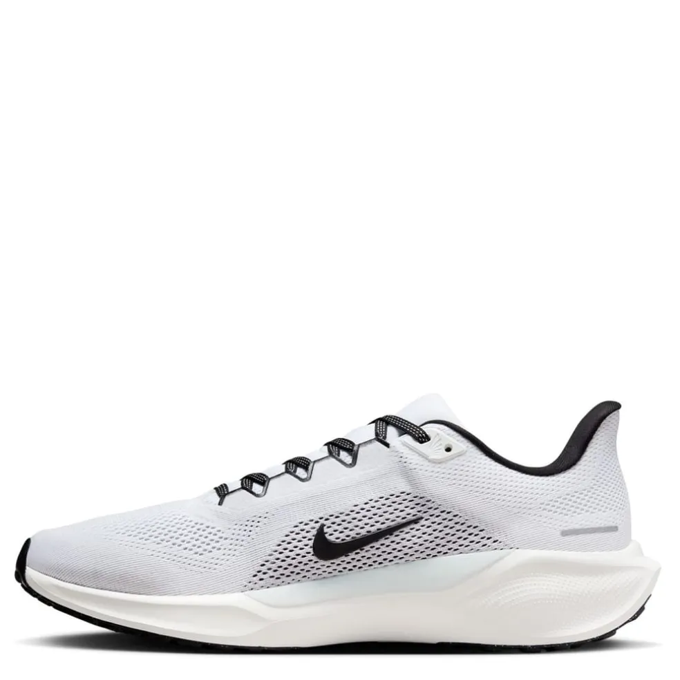 Nike Mens Pegasus 41 Road Running Shoes in White