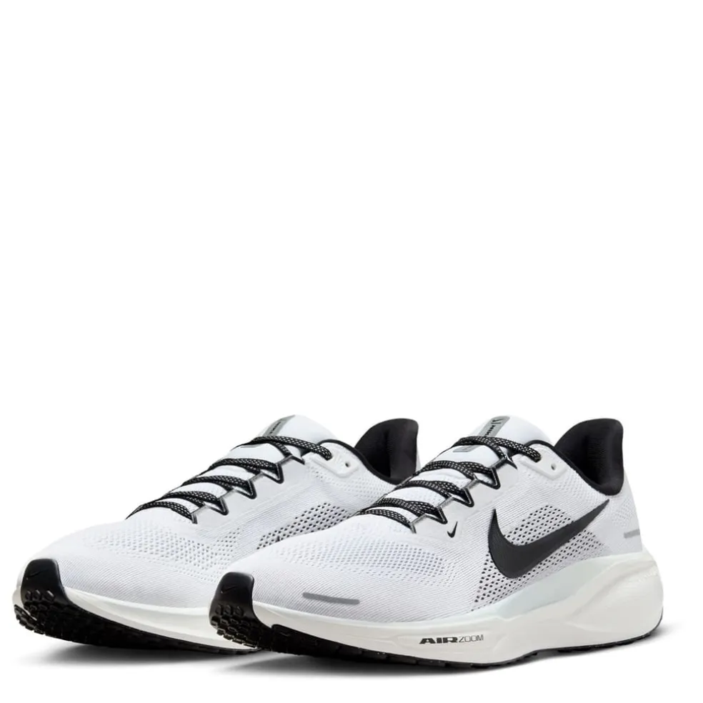 Nike Mens Pegasus 41 Road Running Shoes in White