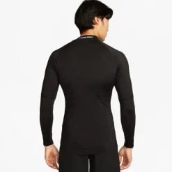 Nike Mens Pro Long Sleeve Top in Black