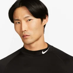 Nike Mens Pro Long Sleeve Top in Black