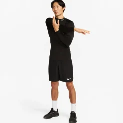 Nike Mens Pro Long Sleeve Top in Black