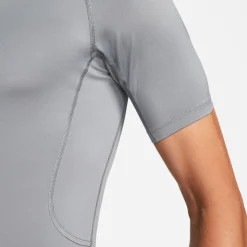 Nike Mens Pro Tight Fit Short Sleeve Top in Grey