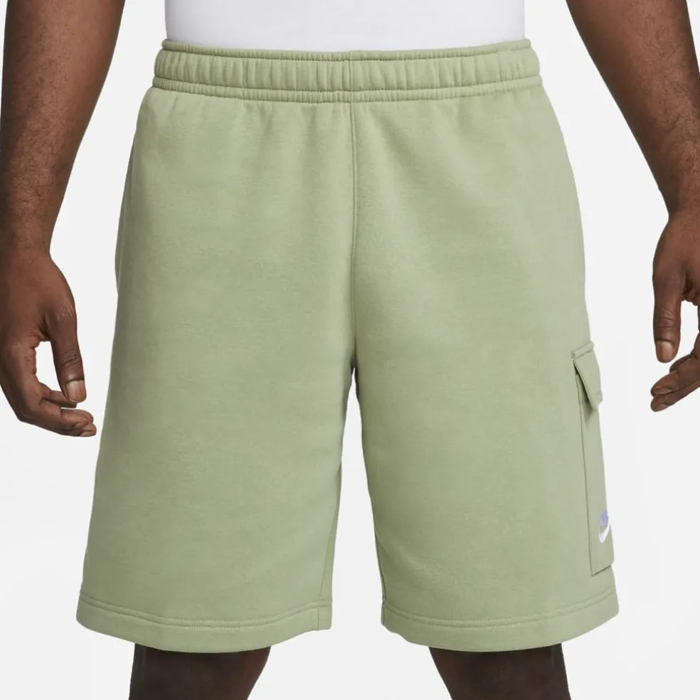 Nike Mens Sportswear Club Cargo Shorts in Green