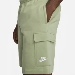 Nike Mens Sportswear Club Cargo Shorts in Green