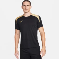 Nike Mens Strike Dri Fit Short Sleeve Global Football Top in Black