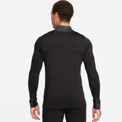 Nike Mens Strike Dri Fit 1 2 Zip Global Football Top in Black