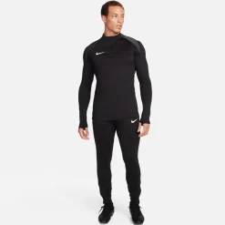 Nike Mens Strike Dri Fit 1 2 Zip Global Football Top in Black