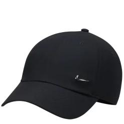 Nike Metal Swoosh Cap in Black