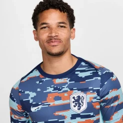 Nike Netherlands Academy Pro Pre Match Shirt 2024 Adults in Blue