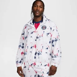 Nike Paris Saint Germain Anorak Jacket Adults in White