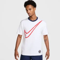 Nike Paris Saint Germain Swoosh T-Shirt Adults in White
