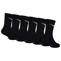 Nike 6pk Dri Fit Crew Sock Childs in Black