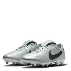Nike Premier 3 Anti Clog Soft Ground Football Boots in Silver