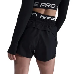 Nike Pro 2 in 1 Running Shorts with Elasticated Waistband in Black