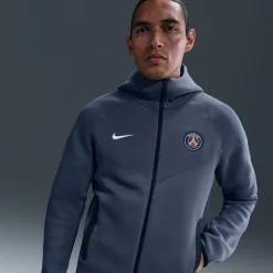 Nike Psg Tech Jacket 2025 2026 Adults in Blue