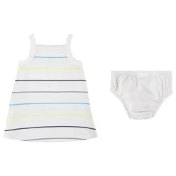 Nike Square Neck Mini A-Line Dress in White