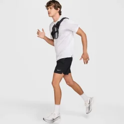 Nike Stride Crew Neck Regular Fit T-Shirt in White