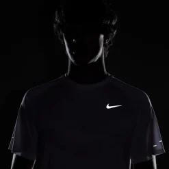 Nike Stride Crew Neck Regular Fit T-Shirt in White