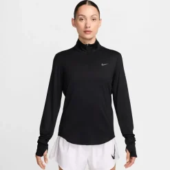 Nike Swift Half Zip in Black