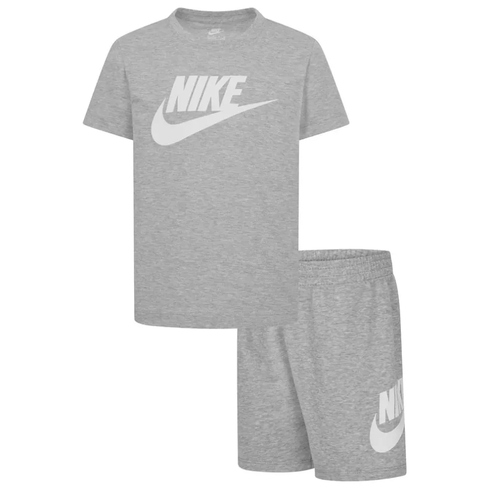 Nike Tee Short Set In53 in Grey