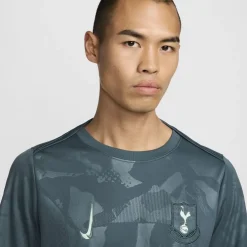 Nike Tottenham Hotspur Academy Pro Third Pre Match Shirt 2024 2025 Adults in Green