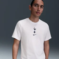 Nike Tottenham Hotspur Fc Crest T-Shirt Adults in White