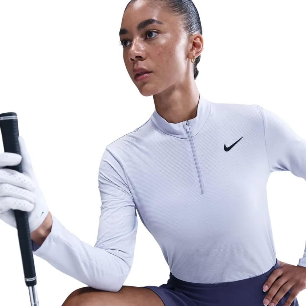 Nike Vctry HalF-Zip Top Ld61 in Grey