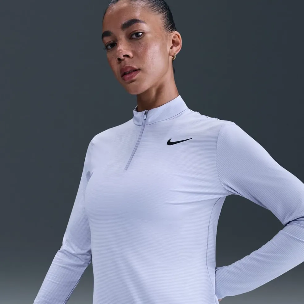 Nike Vctry HalF-Zip Top Ld61 in Grey