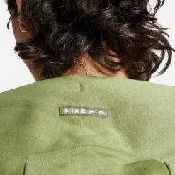 Nike Womens Air Full Zip Fleece Hoodie in Green