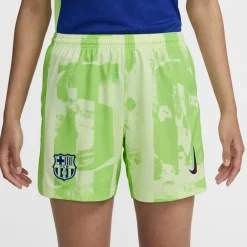 Nike Womens Barcelona Third Shorts 2024 2025 in Green