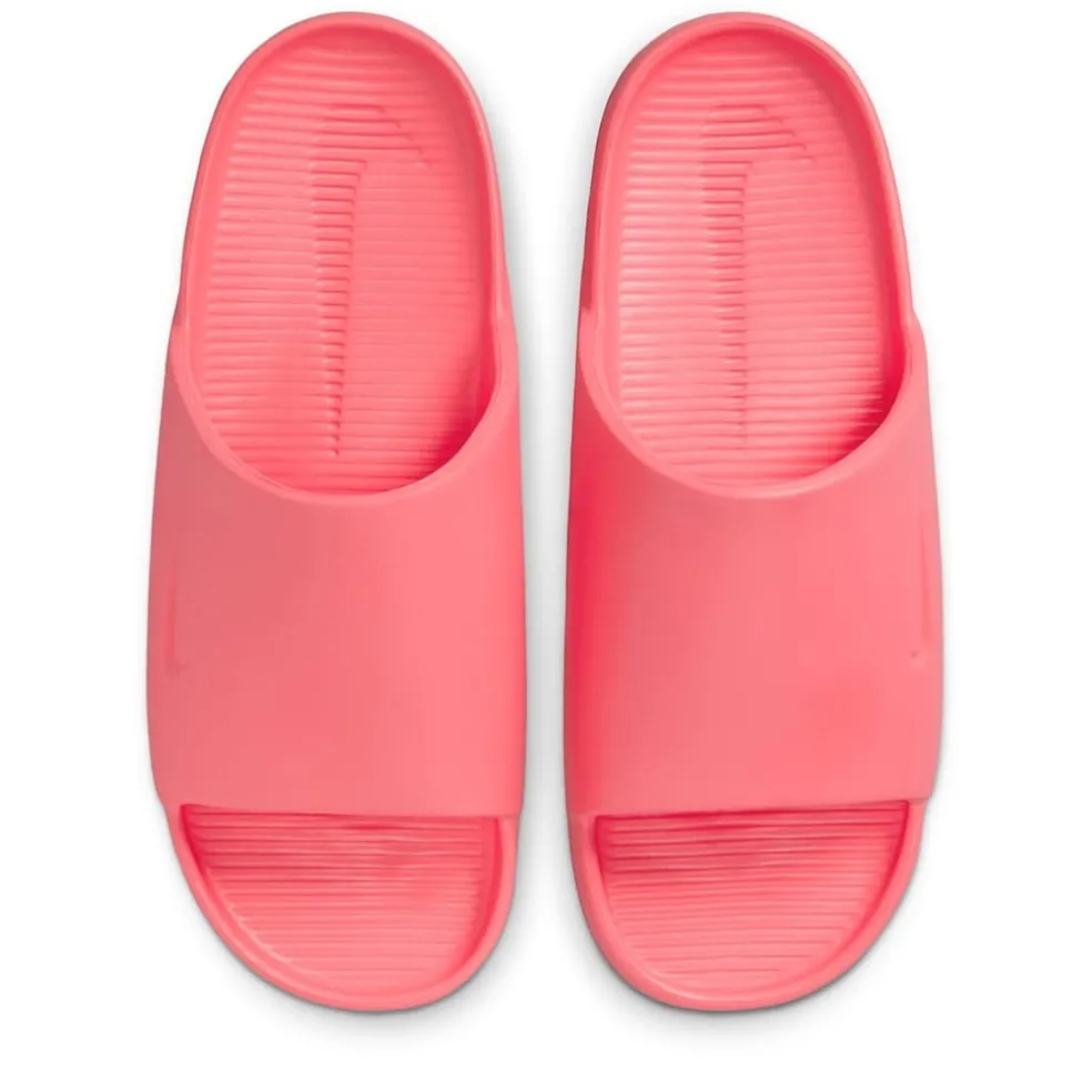 Nike Womens Calm Slides in Orange
