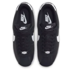Nike Womens Cortez Textile Runners in Black