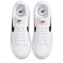 Nike Womens Court Legacy Lift Shoes in White