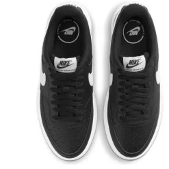 Nike Womens Court Vision Alta Leather Trainers in Black