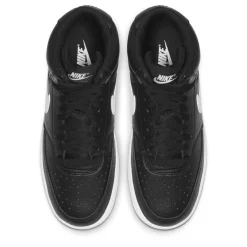 Nike Womens Court Vision Mid Hi Tops in Black