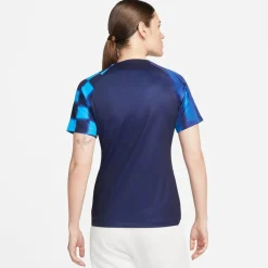 Nike Womens Croatia Away Shirt 2022 in Blue