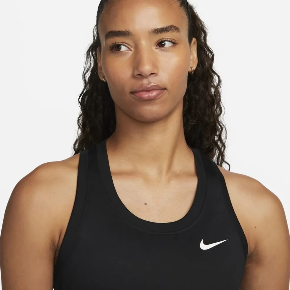 Nike Womens Dri Fit Racerback Tank in Black