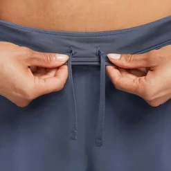 Nike Womens Dri Fit Swift Mid Rise 3 2 In 1 Shorts in Blue