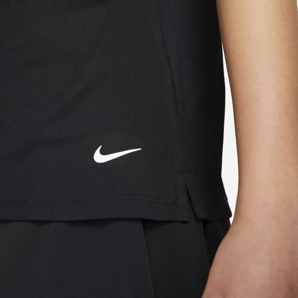 Nike Womens Dri Fit Victory Golf Polo in Black