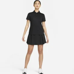 Nike Womens Dri Fit Victory Golf Polo in Black