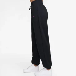Nike Womens England Phoenix Fleece Jogging Bottoms in Black