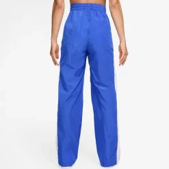 Nike Womens England Woven Tracksuit Bottoms in Blue