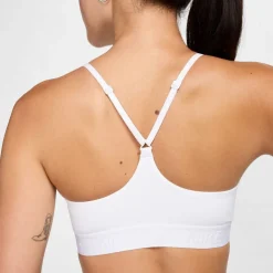 Nike Womens Indy Light Support Padded Sports Bra in White