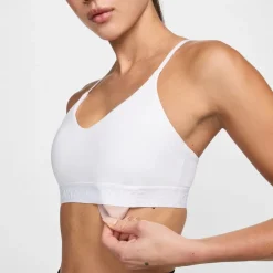Nike Womens Indy Light Support Padded Sports Bra in White